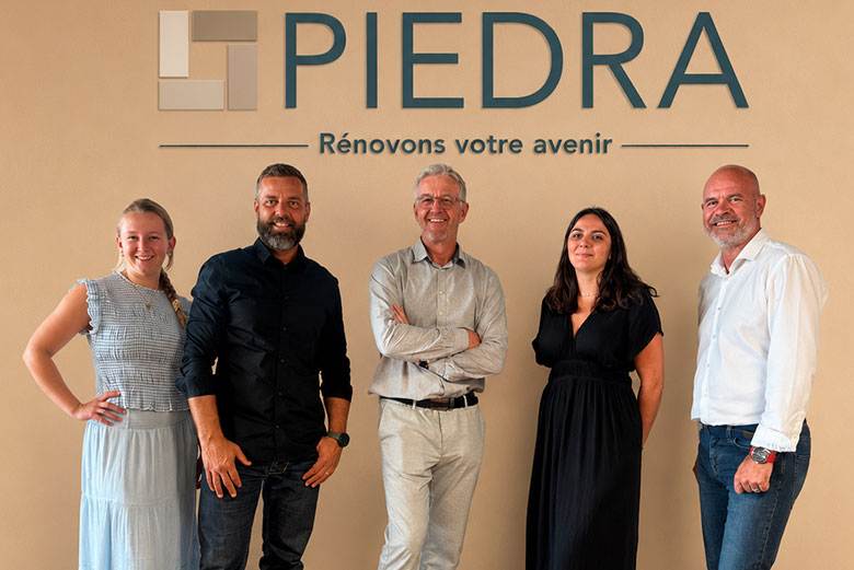 L’équipe Piedra Immobilier Rénovation d'immeubles à Bordeaux : Piedra Immobilier